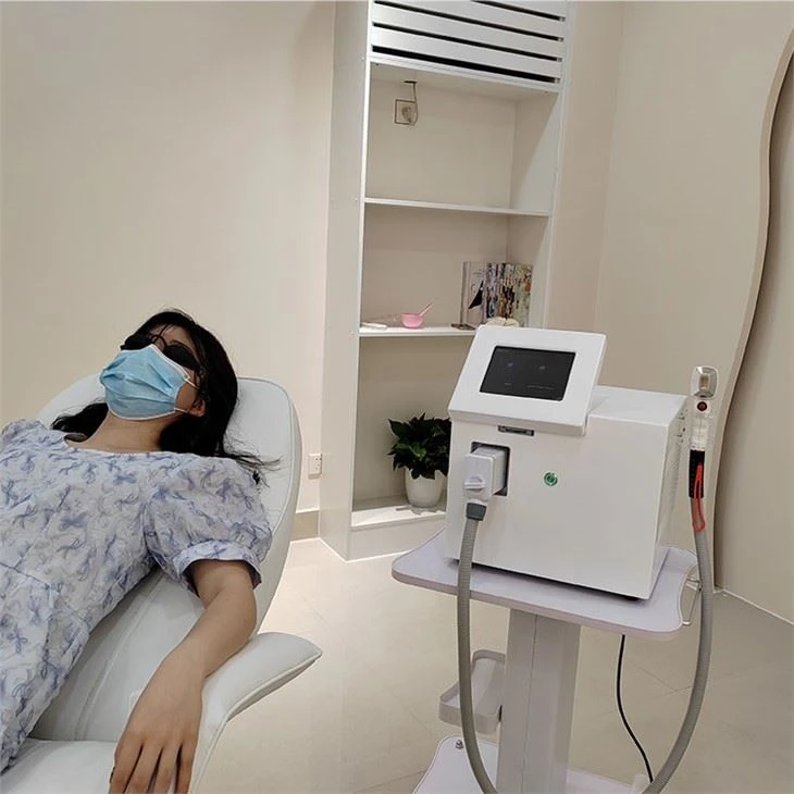 Máquina de depilação a laser portátil