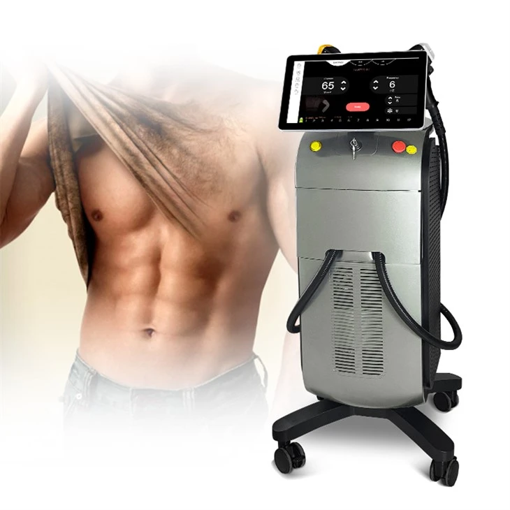 Máquina de depilação a laser de diodo para salões de beleza