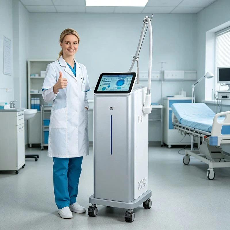 Sistema de rejuvenescimento da pele a laser de túlio 1927 nm – solução avançada de laser não{1}}ablativo para clínicas estéticas modernas