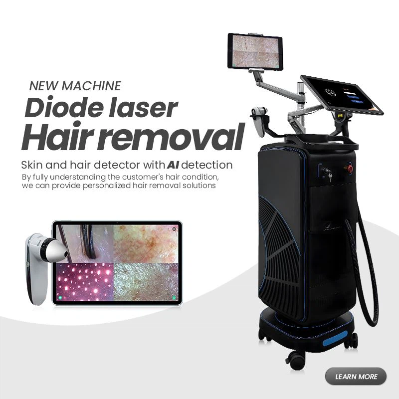 Máquina a laser profissional para remoção de pêlos